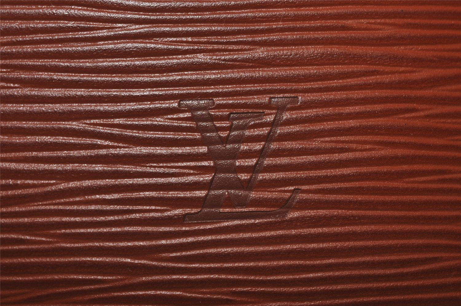 Authentic Louis Vuitton Epi Lussac Shoulder Tote Bag Brown M52283 LV 2697I