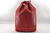 Authentic Louis Vuitton Epi Randonnee PM Shoulder Bag Red LV 2698I