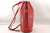 Authentic Louis Vuitton Epi Randonnee PM Shoulder Bag Red LV 2698I