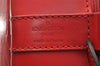 Authentic Louis Vuitton Epi Randonnee PM Shoulder Bag Red LV 2698I