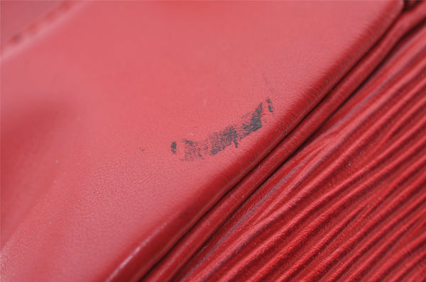Authentic Louis Vuitton Epi Randonnee PM Shoulder Bag Red LV 2698I