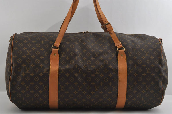 Authentic Louis Vuitton Monogram Sac Polochon 2Way Boston Bag M41222 LV 2699I