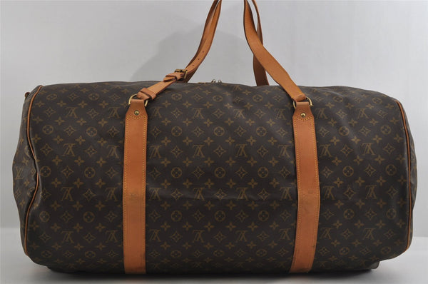 Authentic Louis Vuitton Monogram Sac Polochon 2Way Boston Bag M41222 LV 2699I