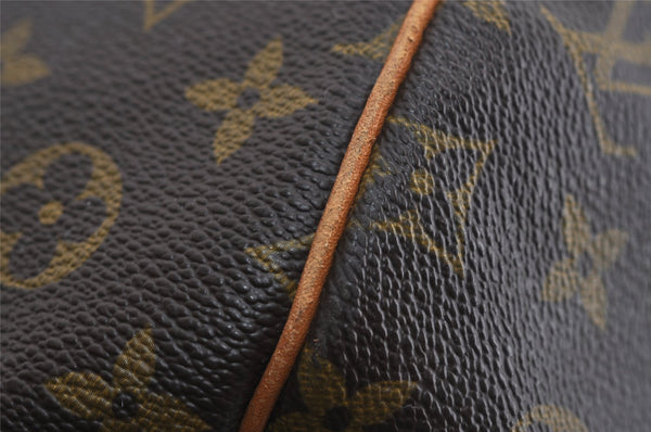 Authentic Louis Vuitton Monogram Sac Polochon 2Way Boston Bag M41222 LV 2699I