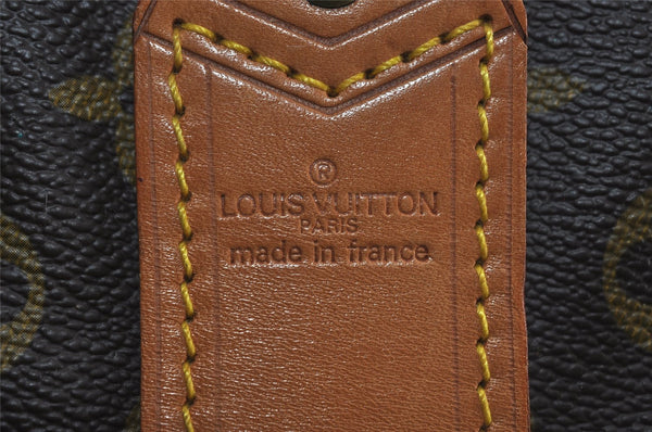 Authentic Louis Vuitton Monogram Sac Polochon 2Way Boston Bag M41222 LV 2699I