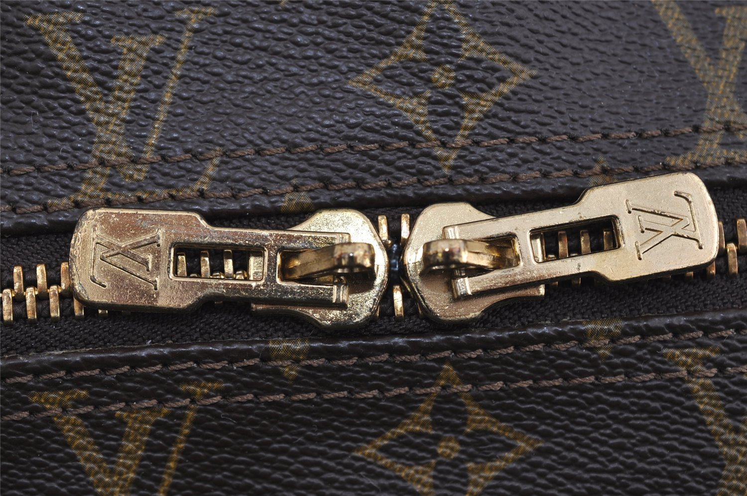 Authentic Louis Vuitton Monogram Sac Polochon 2Way Boston Bag M41222 LV 2699I