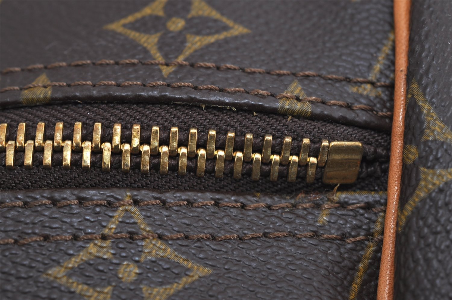 Authentic Louis Vuitton Monogram Sac Polochon 2Way Boston Bag M41222 LV 2699I