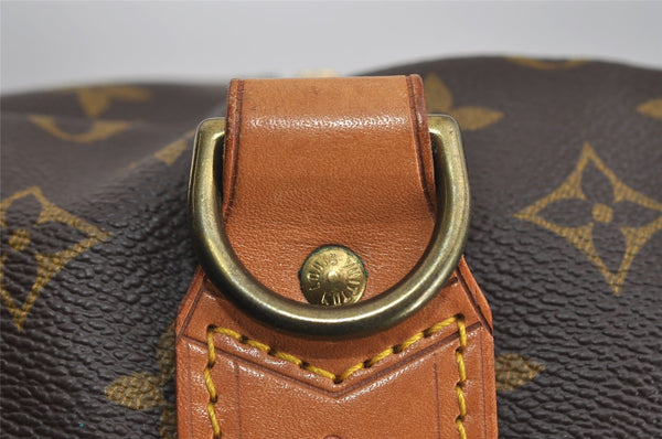 Authentic Louis Vuitton Monogram Sac Polochon 2Way Boston Bag M41222 LV 2699I