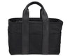 Authentic HERMES Acapulco PM Tote Hand Bag Purse Nylon Leather Black 2701I