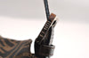 Authentic FENDI Zucca Mamma Baguette Shoulder Bag Canvas Leather Brown 2702I