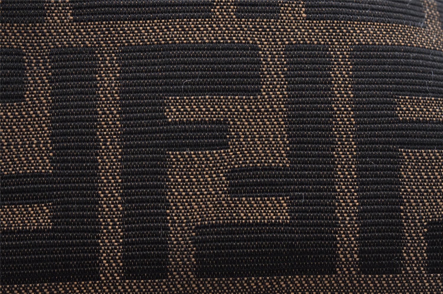 Authentic FENDI Zucca Mamma Baguette Shoulder Bag Canvas Leather Brown 2702I