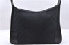 Authentic GUCCI Shoulder Hand Bag GG Canvas Leather 0014205 Black 2703E