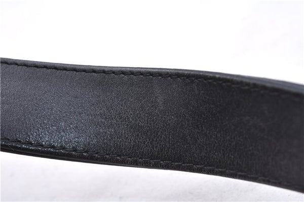 Authentic GUCCI Shoulder Hand Bag GG Canvas Leather 0014205 Black 2703E