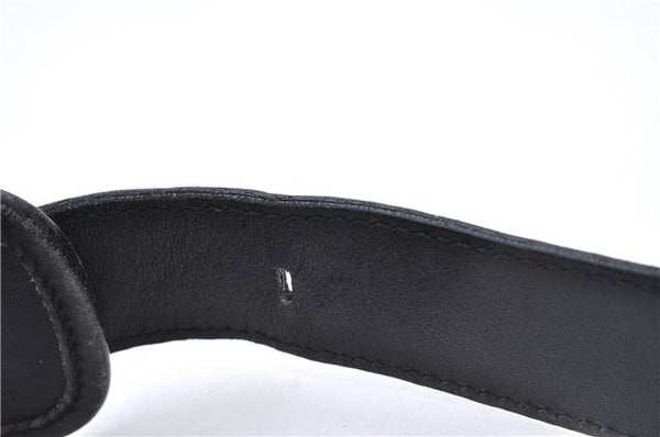 Authentic GUCCI Shoulder Hand Bag GG Canvas Leather 0014205 Black 2703E