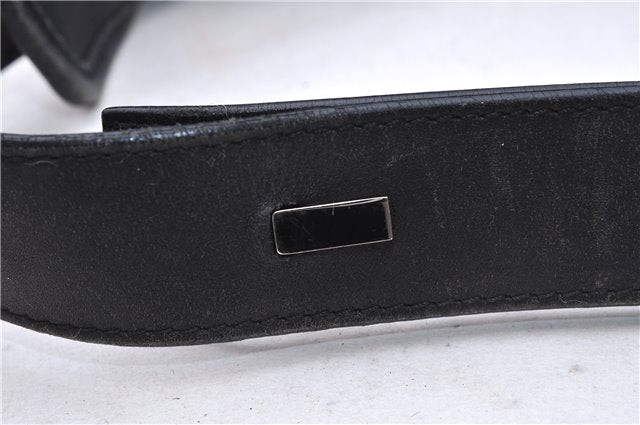 Authentic GUCCI Shoulder Hand Bag GG Canvas Leather 0014205 Black 2703E