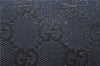 Authentic GUCCI Shoulder Hand Bag GG Canvas Leather 0014205 Black 2703E