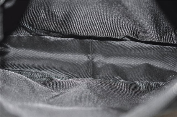 Authentic GUCCI Shoulder Hand Bag GG Canvas Leather 0014205 Black 2703E