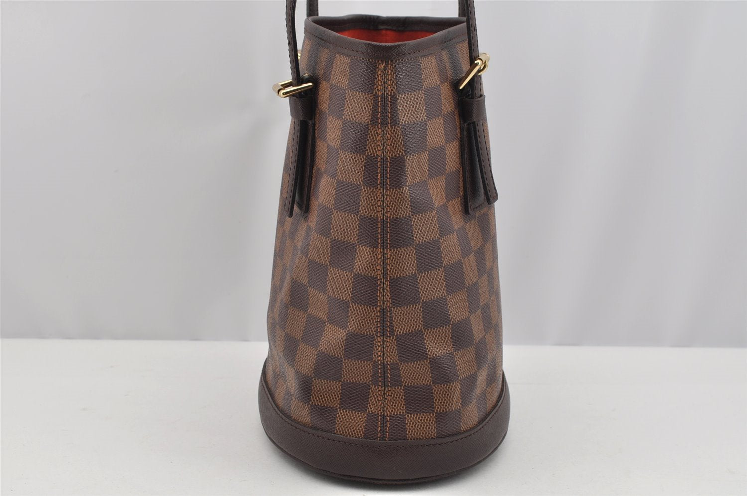 Authentic Louis Vuitton Damier Marais Bucket Shoulder Tote Bag N42240 LV 2703I