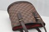 Authentic Louis Vuitton Damier Marais Bucket Shoulder Tote Bag N42240 LV 2703I