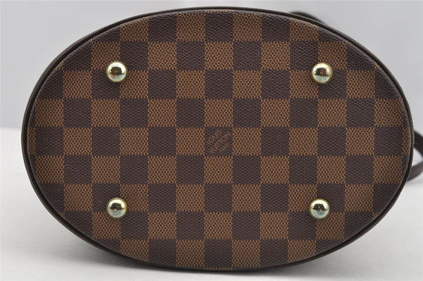 Authentic Louis Vuitton Damier Marais Bucket Shoulder Tote Bag N42240 LV 2703I