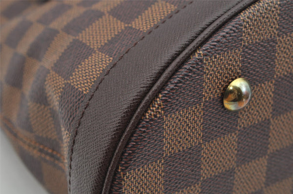 Authentic Louis Vuitton Damier Marais Bucket Shoulder Tote Bag N42240 LV 2703I