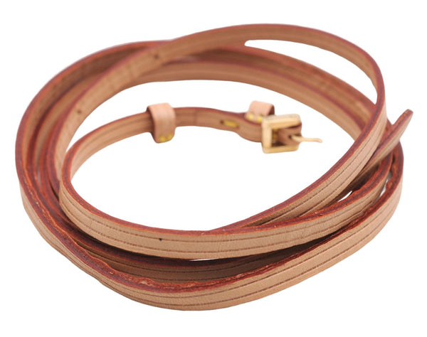 Authentic Louis Vuitton Leather Shoulder Strap Beige 49.6" LV 2705E