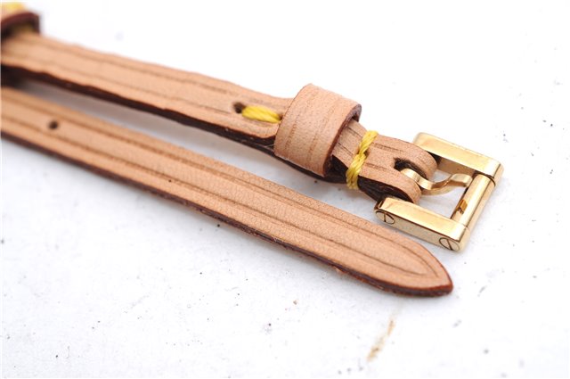 Authentic Louis Vuitton Leather Shoulder Strap Beige 49.6