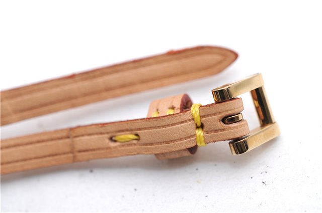 Authentic Louis Vuitton Leather Shoulder Strap Beige 49.6