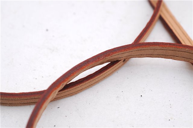 Authentic Louis Vuitton Leather Shoulder Strap Beige 49.6