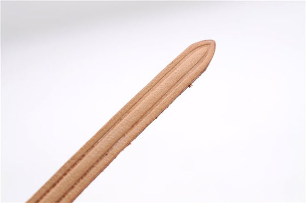 Authentic Louis Vuitton Leather Shoulder Strap Beige 49.6" LV 2705E