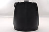 Authentic Louis Vuitton Epi Cluny Shoulder Bag Purse Black M52252 LV 2705I