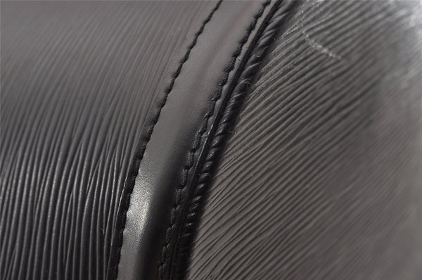 Authentic Louis Vuitton Epi Cluny Shoulder Bag Purse Black M52252 LV 2705I