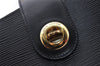 Authentic Louis Vuitton Epi Cluny Shoulder Bag Purse Black M52252 LV 2705I