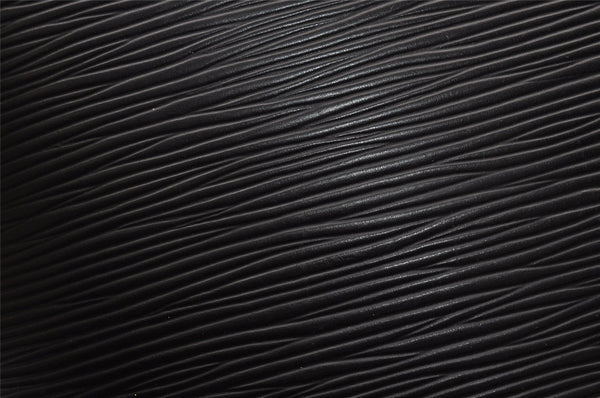 Authentic Louis Vuitton Epi Cluny Shoulder Bag Purse Black M52252 LV 2705I