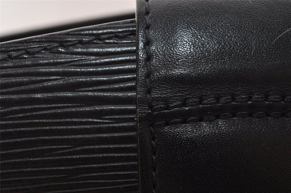 Authentic Louis Vuitton Epi Cluny Shoulder Bag Purse Black M52252 LV 2705I