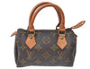 Authentic Louis Vuitton Monogram Mini Speedy Hand Bag Old Model LV 2706B