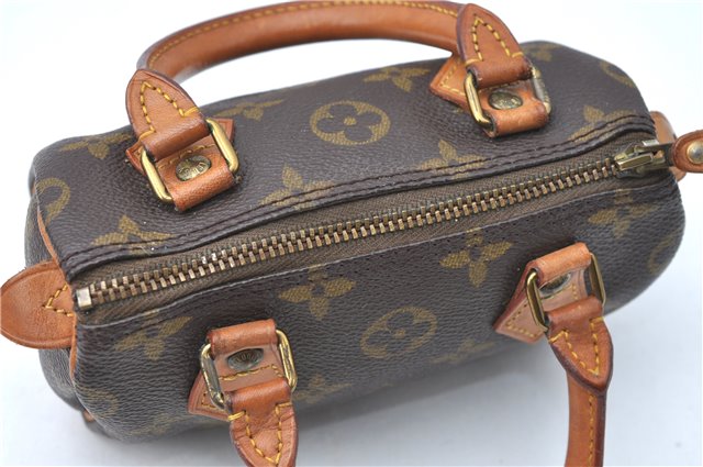 Authentic Louis Vuitton Monogram Mini Speedy Hand Bag Old Model LV 2706B