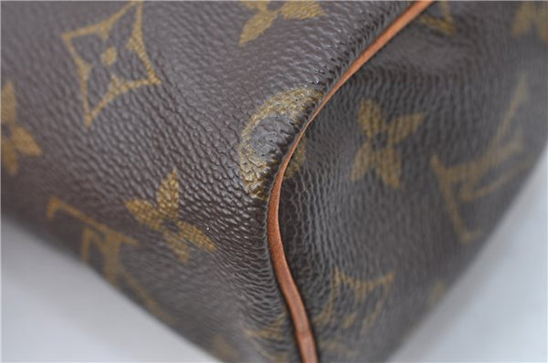 Authentic Louis Vuitton Monogram Mini Speedy Hand Bag Old Model LV 2706B