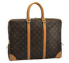 Authentic Louis Vuitton Monogram Porte Documents Voyage M53361 Briefcase 2706F