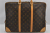 Authentic Louis Vuitton Monogram Porte Documents Voyage M53361 Briefcase 2706F