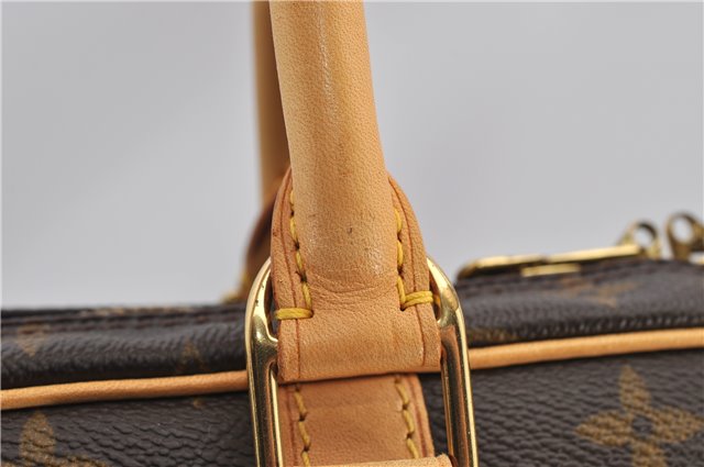 Authentic Louis Vuitton Monogram Porte Documents Voyage M53361 Briefcase 2706F