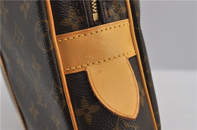 Authentic Louis Vuitton Monogram Porte Documents Voyage M53361 Briefcase 2706F