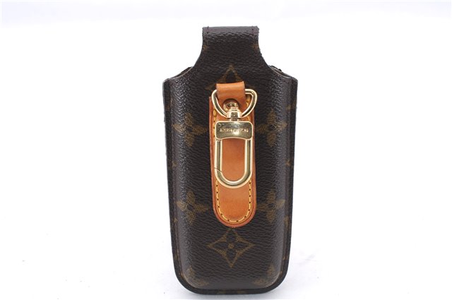 Authentic Louis Vuitton Monogram Etui Telephone Japon Phone Case M63050 LV 2708E