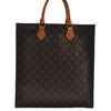 Authentic Louis Vuitton Monogram Sac Plat Hand Tote Bag M51140 LV 2708I