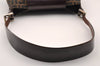 Authentic FENDI Zucca Vintage Shoulder Bag Purse Canvas Leather Brown 2709I
