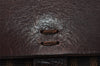 Authentic FENDI Zucca Vintage Shoulder Bag Purse Canvas Leather Brown 2709I