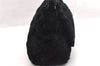 Authentic FENDI Mamma Baguette Shoulder Hand Bag Unborn Calf Leather Black 2710I