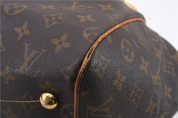 Authentic Louis Vuitton Monogram Tivoli GM Hand Bag M40144 LV 2711D