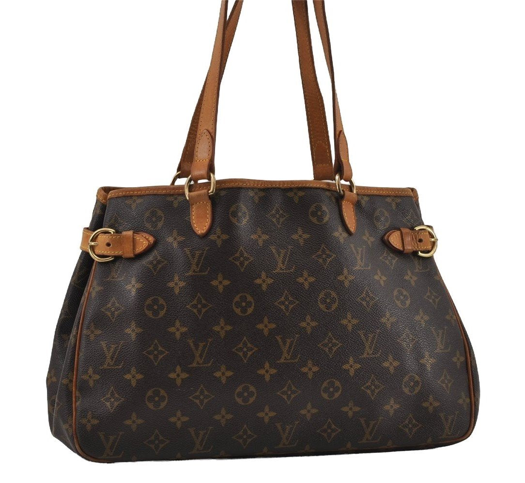 Authentic Louis Vuitton Monogram Batignolles Horizontal Tote Bag M51154 LV 2711I