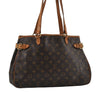 Authentic Louis Vuitton Monogram Batignolles Horizontal Tote Bag M51154 LV 2711I
